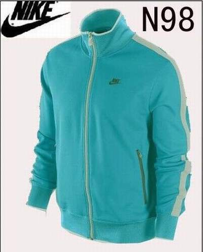 veste nike femme verte grise